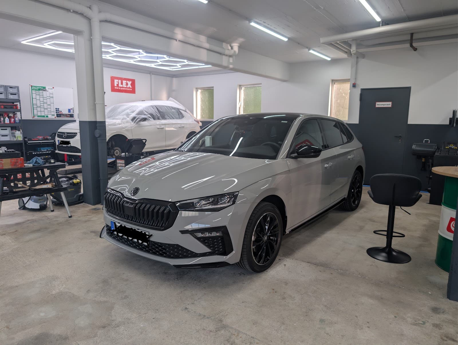 Škoda Scala nach der Wäsche